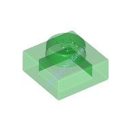 Деталь Лего Пластина 1 х 1 Цвет Прозрачно-Зеленый