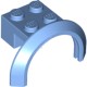 Деталь Лего Автомобильное Крыло 4 x 2 1/2 x 1 2/3 С Аркой Круглое Цвет Голубой