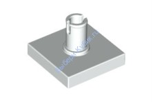 Деталь Лего Плитка Модифицированная 2 х 2 С Пином Цвет Белый