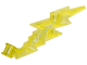 Деталь Лего Волновая Угловая Молния С Отверстием Для Оси Цвет Прозрачно-Желтый
