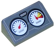 Деталь Лего Скос 30 1 х 2 х 2/3 Цвет Темно-Серый