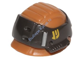 Деталь Лего Шлем С Рисунком Цвет Карамельный