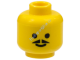 Деталь Лего Голова Минифигурки Мужская Цвет Желтый