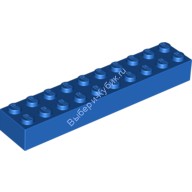 Деталь Лего Кубик 2 х 10 Цвет Синий