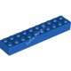 Деталь Лего Кубик 2 х 10 Цвет Синий