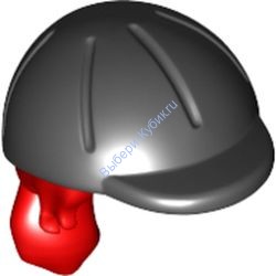 Деталь Лего Шляпа С Рисунком Цвет Красный