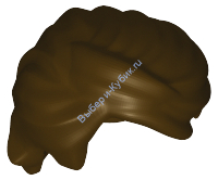 Деталь Лего Парик Женский Цвет Темно - Коричневый