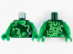 Деталь Лего Торс С Рисунком Цвет Ярко-зеленым