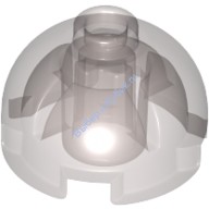 Деталь Лего Кубик Круглый 2 х 2 Верх Купола Цвет Прозрачно-Коричневый