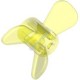 Деталь Лего Пропеллер 3 Лопасти 3 Диаметр Ось Крепление Цвет Прозрачно-Неоново-Зеленый