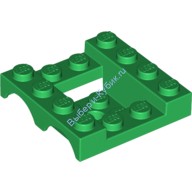 Деталь Лего Автомобильное Крыло 4 х 4 х 1 13 Двойн. Цвет Зеленый