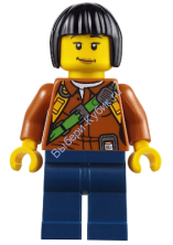 Минифигурка Лего Сити Исследователь Джунглей
