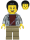 Минифигурка Лего Сити Папа twn477