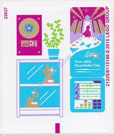 Деталь Лего Наклейки К Набору 41103  41103stk01a