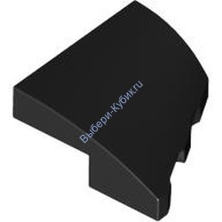 Деталь Лего Клин 2 х 2 х 2/3 Левый Цвет Черный