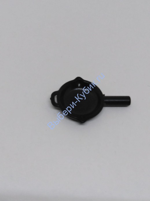 Деталь Аналог Совместимый С Лего Сковорода Цвет Черный