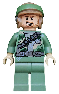 Минифигурка Лего Звездные Войны -  Эндорский повстанческий коммандос