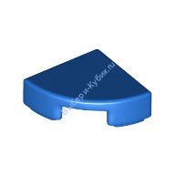 Деталь Лего Плитка Круглая 1 х 1 Четверть Цвет Синий