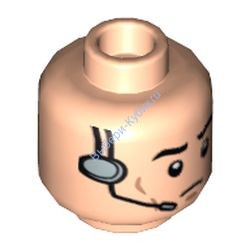 Деталь Лего Голова Минифигурки Цвет Светло-Телесный