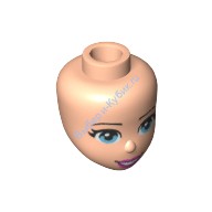 Деталь Лего Голова Мини Долл Цвет Светло-Телесный