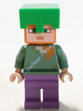 Минифигурка Лего Майнкрафт Алекс