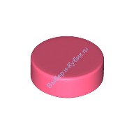 Деталь Лего Плитка Круглая 1 х 1 Цвет Коралловый