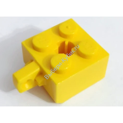 Деталь Лего Петля Кубик 2 х 2  Цвет Желтый