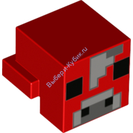 Деталь Лего Голова Майнкрафт Паук Корова Цвет