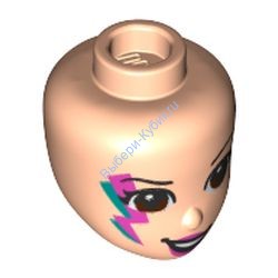 Деталь Лего Голова Френдс Минидолл Цвет Светло-Телесный
