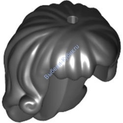 Деталь Лего Женский Парик Цвет Черный