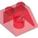 Деталь Лего Скос 45 2 х 2 Цвет Прозрачно-Красный
