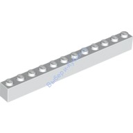 Деталь Лего Кубик 1 х 12 Цвет Белый