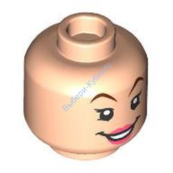 Деталь Лего Голова Минифигурки Цвет Светло-Телесный