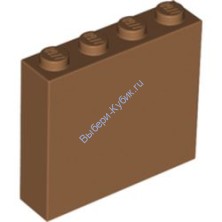 Деталь Лего Кубик 1 x 4 x 3 Цвет Карамельный