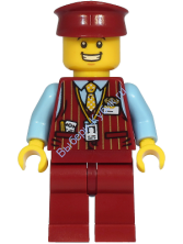 Минифигурка Лего Сити Водитель Трамвая