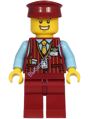 Минифигурка Лего Сити Водитель Трамвая