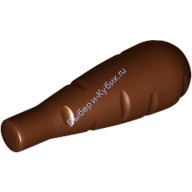 Деталь Лего Морковка (Корешок) Цвет Коричневый