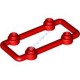 Деталь Лего Стержень 1 х 6 х 3 С 4 Штырьками Цвет Красный