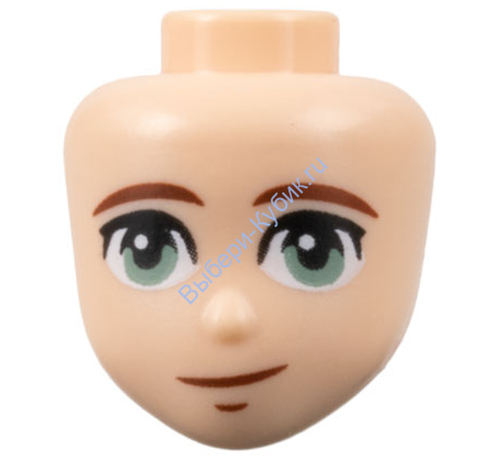 Деталь Лего Голова Минидолл Цвет Светло-Телесный