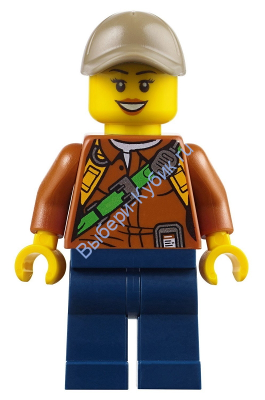 Минифигурка Лего Сити Исследователь джунглей