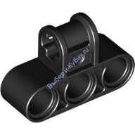 Деталь Лего Техник Коннектор Перпендикулярный Тройной Цвет Черный