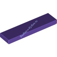 Деталь Лего Плитка 1 х 4 Цвет Темно-Фиолетовый