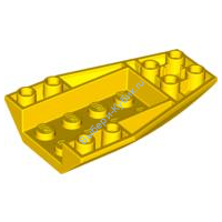 Деталь Лего Клин 6 х 4 Тройной Обратный Изогнутый Цвет Желтый