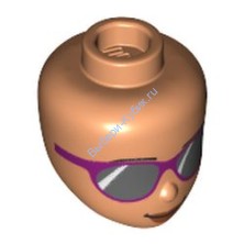 Деталь Лего Голова Мини Долл Цвет Телесный