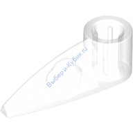 Деталь Лего Техник Бионикл Зуб 1 х 3 С Отверстием Под Ось Цвет Прозрачный