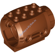 Деталь Лего Двигатель Большой Цвет Коричневый
