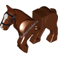 Деталь Лего Лошадь Цвет Коричневый
