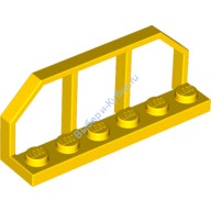 Деталь Лего Забор (Пластина) С Ребрами Для Железнодорожного Вагона 1 х 6 6 Цвет Желтый