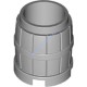 Деталь Лего Бочка 2 х 2 х 2 2 х 2 х 2 Цвет Светло-Серый