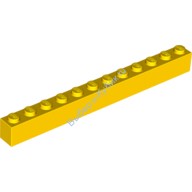 Деталь Лего Кубик 1 х 12 Цвет Желтый